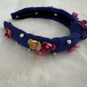 NEW - Lele Sadoughi KID'S Floral Beaded Knotted Headband SOLD OUT